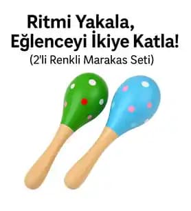 Ahşap ve Metal Marakaslar: Güvenli ve Eğlenceli Çocuk Müzik Aletleri Seçenekleri