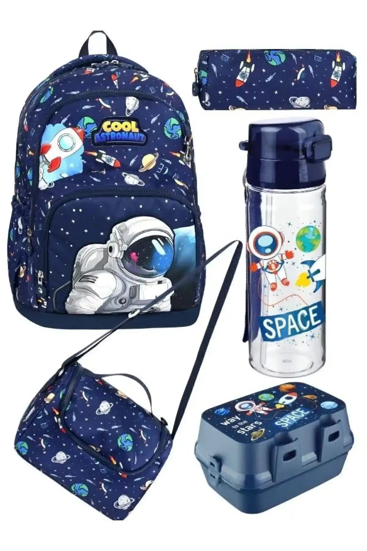 Astronot Temalı Günlük Kullanım Okul Setleri Çocuklar İçin Eğlenceli ve Eğitici Bir Seçenek