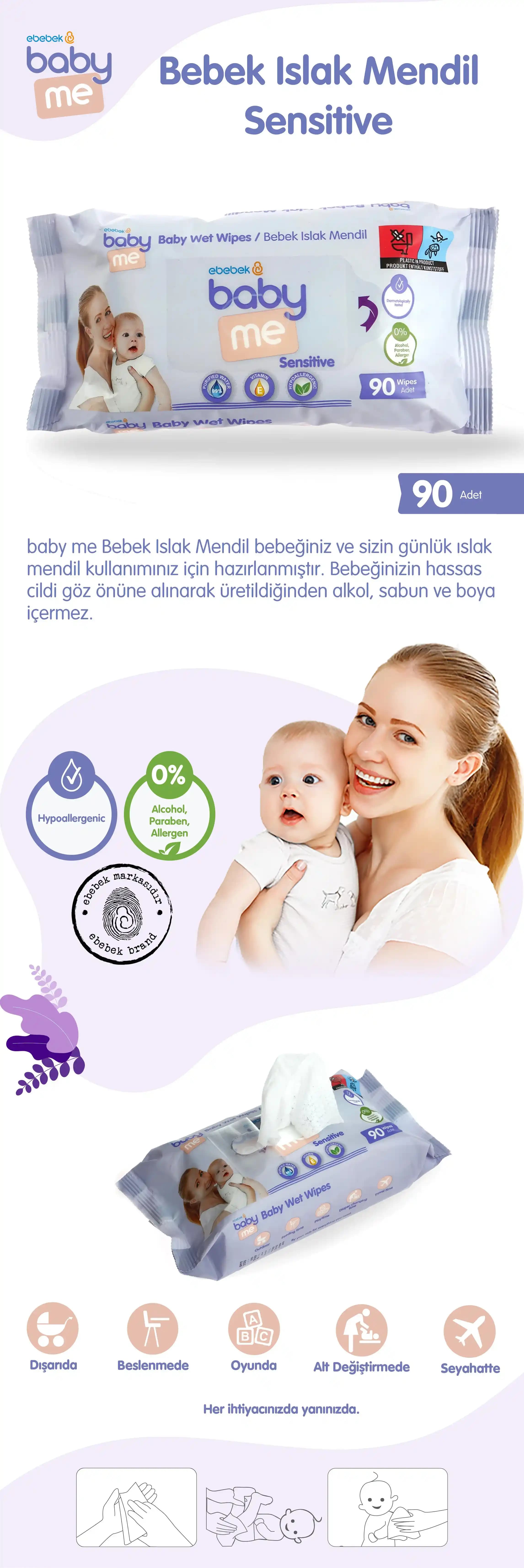 Bebek Hijyeninde Islak Mendil Seçimi ve Kullanımında Dikkat Edilmesi Gerekenler