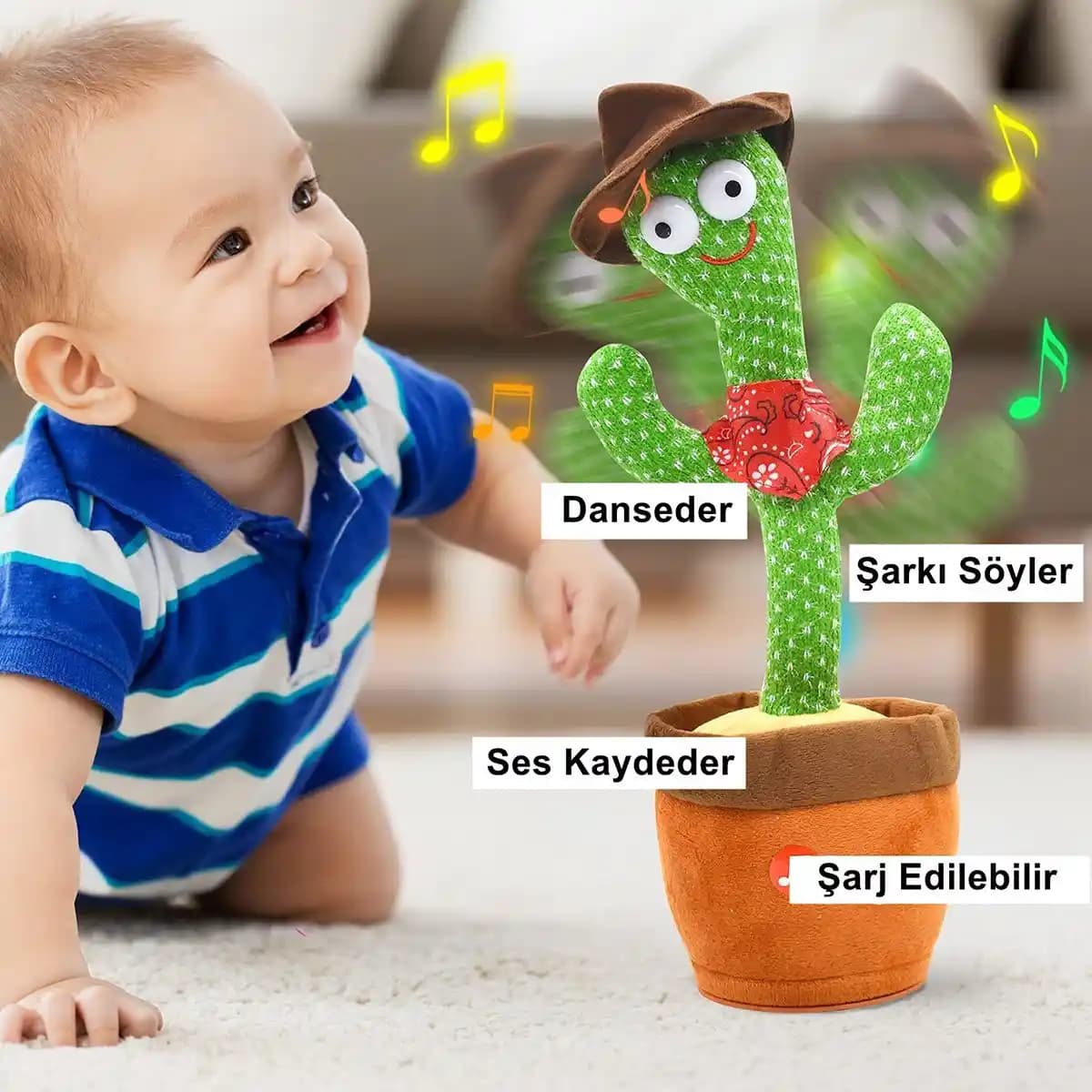 Bebek Odası Dekorasyonunda Peluş Kaktüslerin Popülerliği ve Güvenlik İpuçları