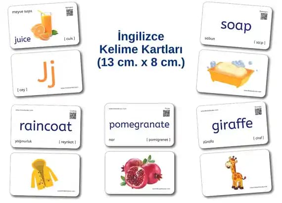 Çocuklar İçin İngilizce Dil Öğrenme Kartlarının Önemi ve Kullanım Rehberi