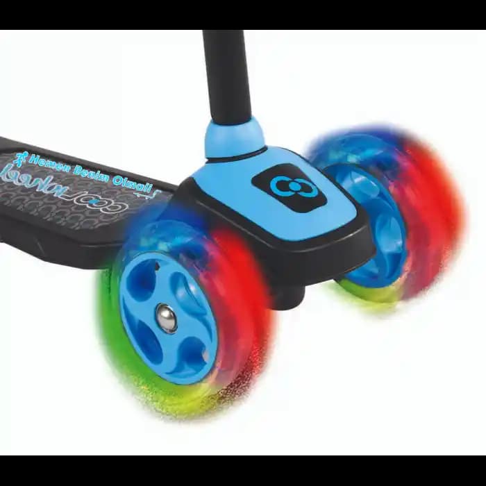Furkan Cool Wheels 3 Tekerli Çocuk Scooter Güvenli ve Eğlenceli Sürüş Deneyimi