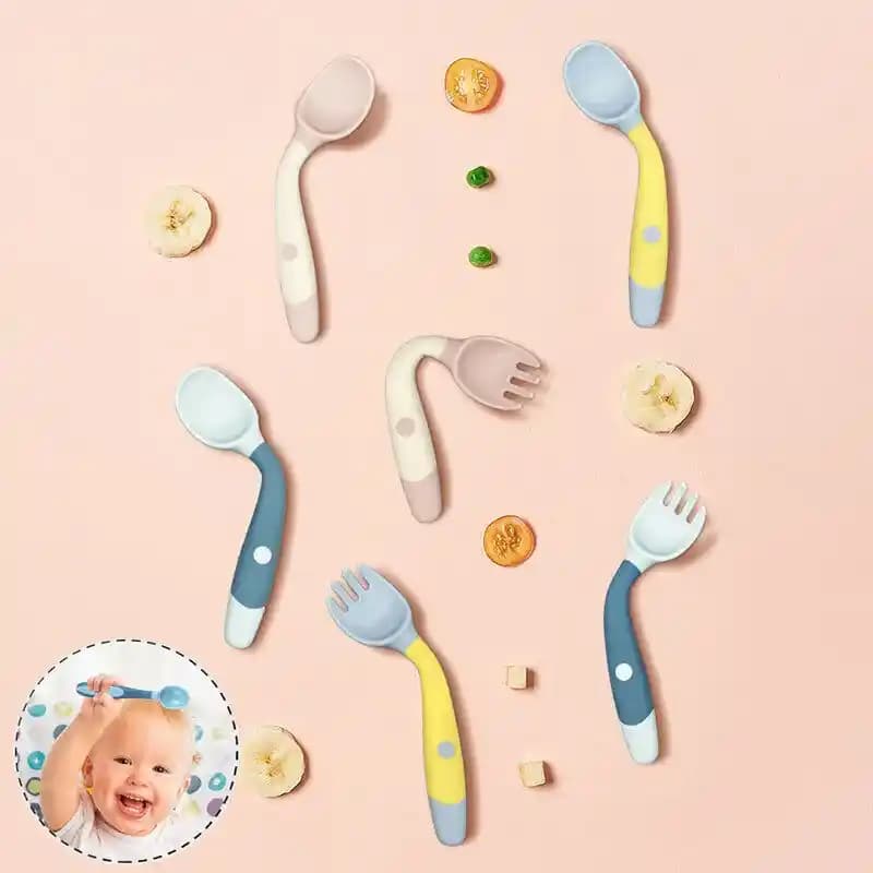 Güvenli Bebek Yemek Çatal Kaşık Setleri: Ergonomik ve Sağlıklı Seçenekler
