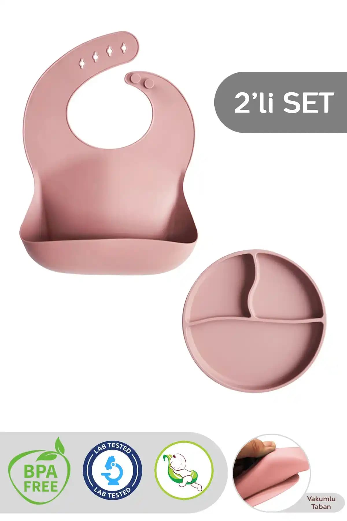 Güvenli ve Pratik Pembe Vakumlu Bebek Yemek Takımları Özellikleri ve Avantajları