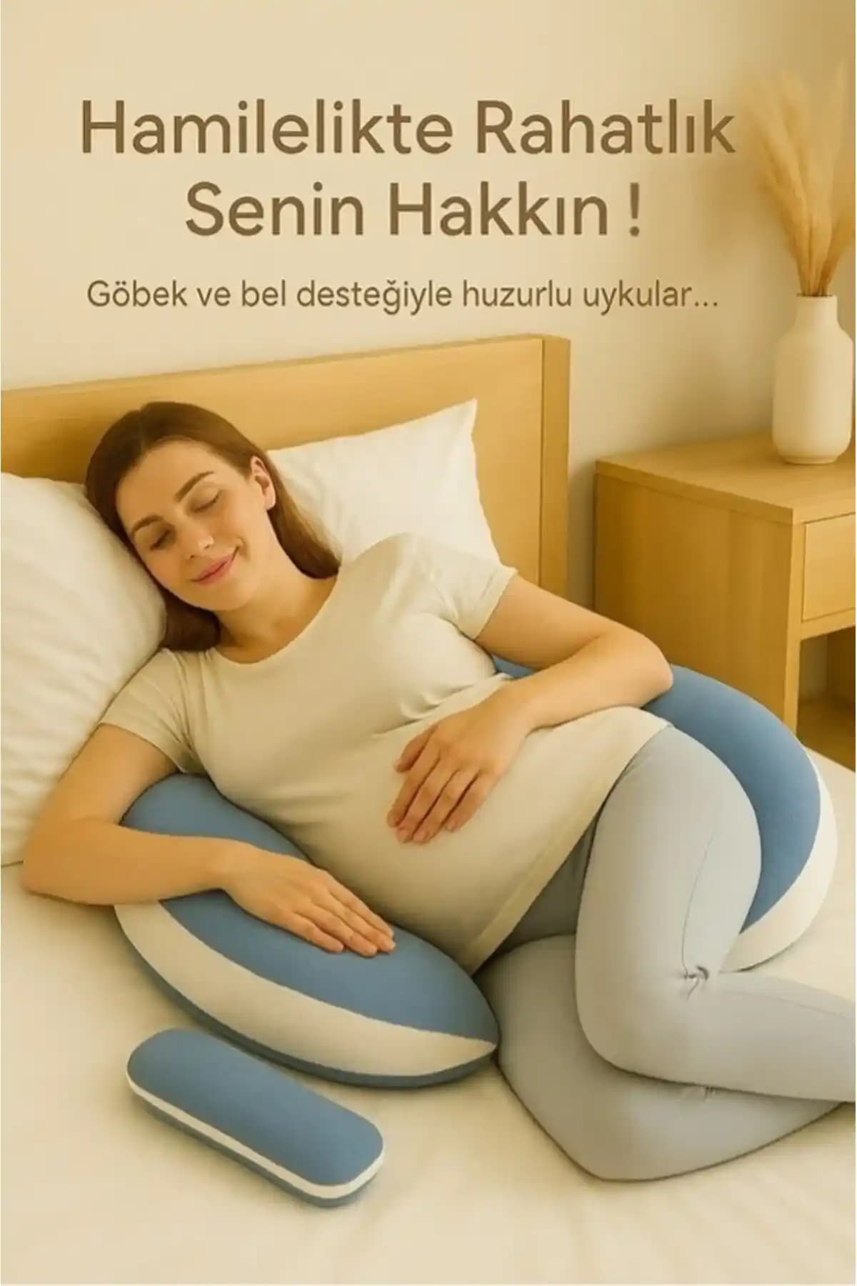 Hamilelik Sürecinde Konforu Artıran Ergonomik ve Çok Fonksiyonlu Destek Yastıkları