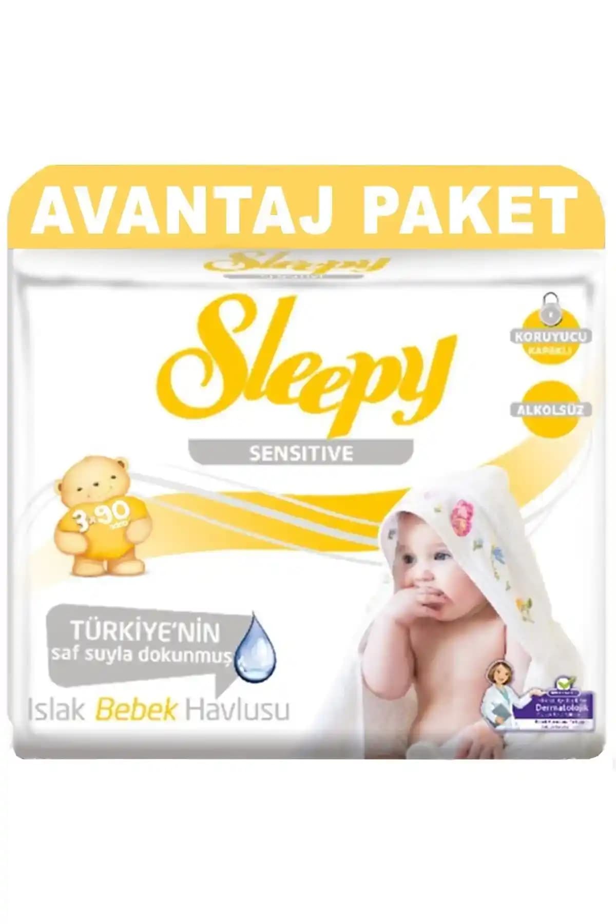 Hassas Ciltler İçin Güvenli Bebek Islak Havluları Üçlü Set ile Kolay Temizlik