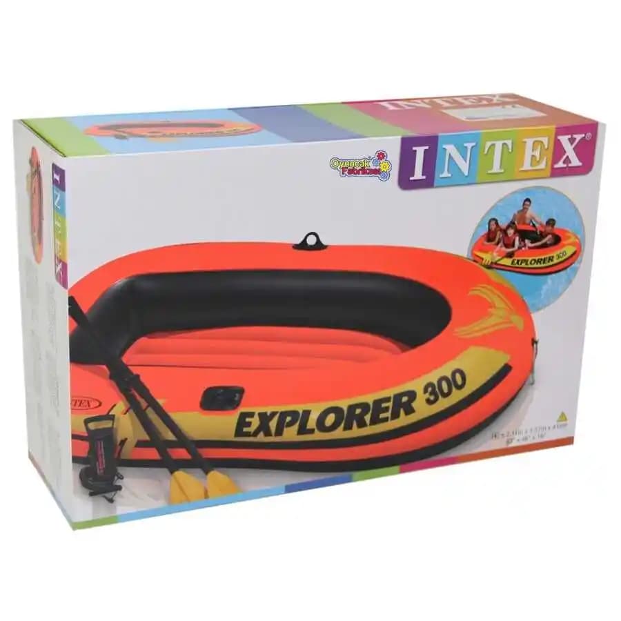 İntex Explorer 300 Şişme Bot: Dayanıklı ve Geniş Kapasiteli Açık Su Aracı