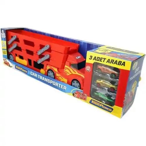 Kırmızı King Toys Üç Katlı Tır Oyuncak: Çocuklar İçin Eğlenceli ve Geliştirici Bir Seçenek
