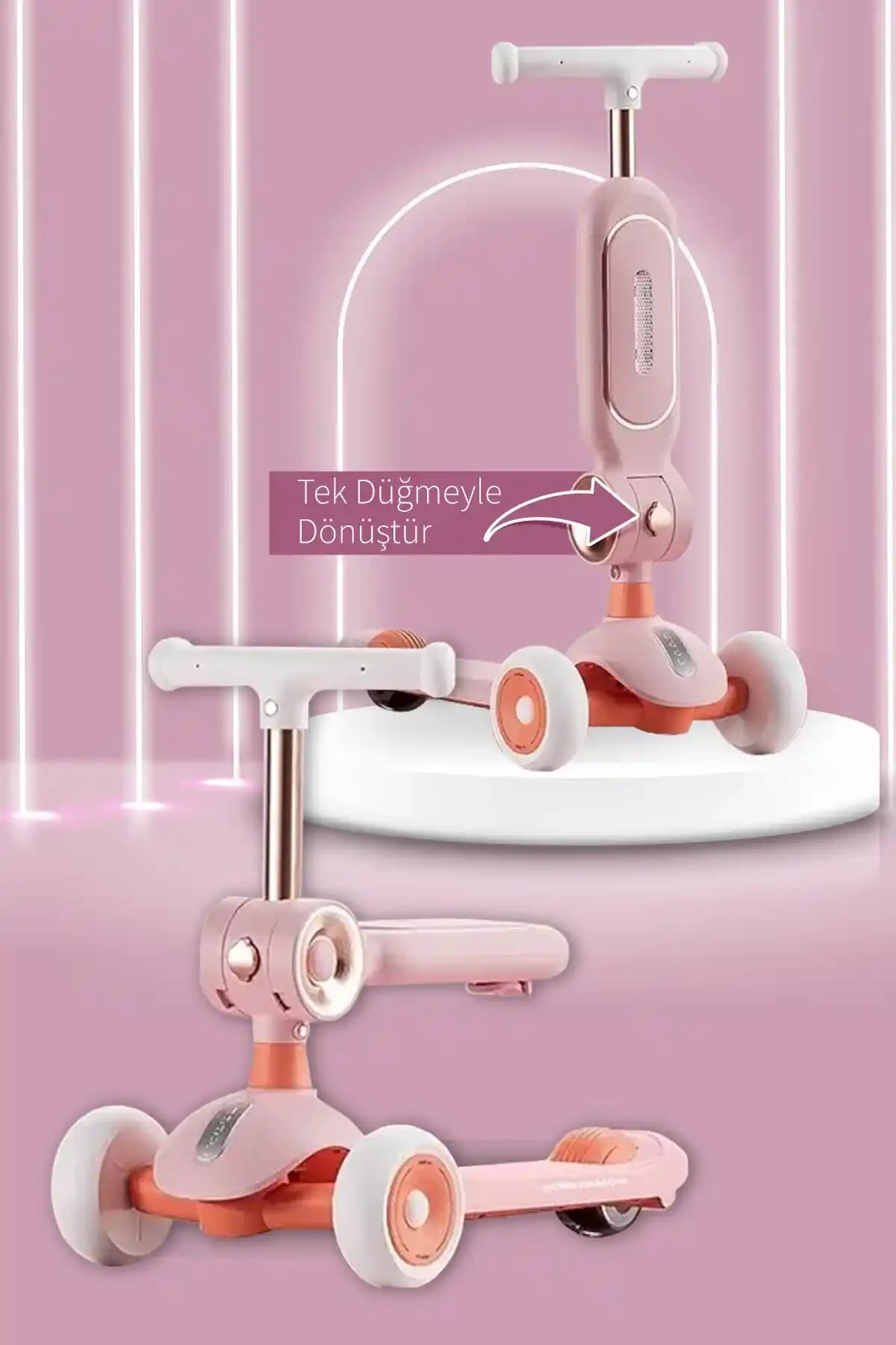 LED Işıklı ve Yükseklik Ayarlı Çocuk Scooterları Güvenlik ve Konfor Artırıcı Özelliklerle