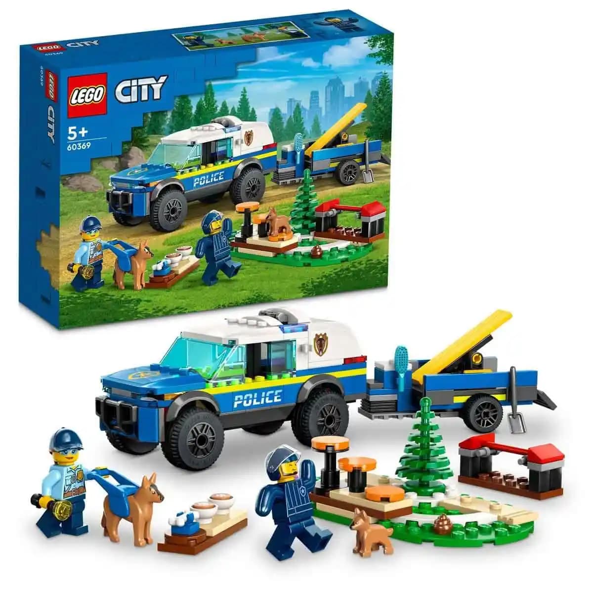 LEGO City 60369 Polis Köpeği Eğitimi Seti Çocuklar İçin Gerçekçi ve Eğlenceli Oyun Deneyimi