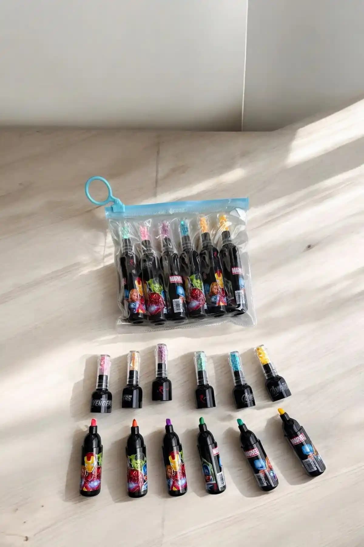 Mini Fosforlu Kalem Setleri Çocuklar ve Yetişkinler İçin Güvenli ve Eğlenceli Yazı Araçları