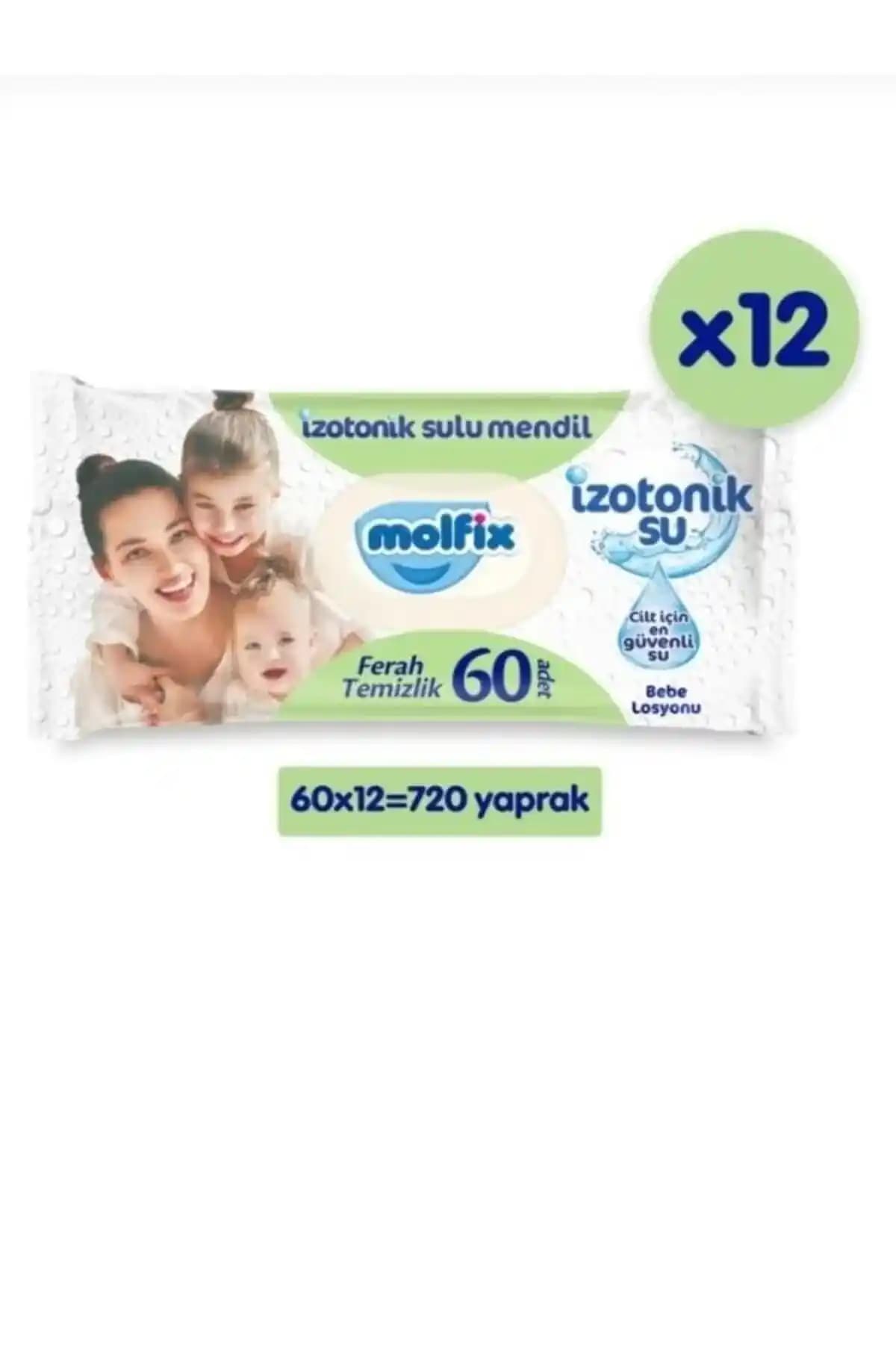Molfix Bebek İzotonik Mendili Güvenli ve Hassas Ciltler İçin Uygun Temizlik Çözümü