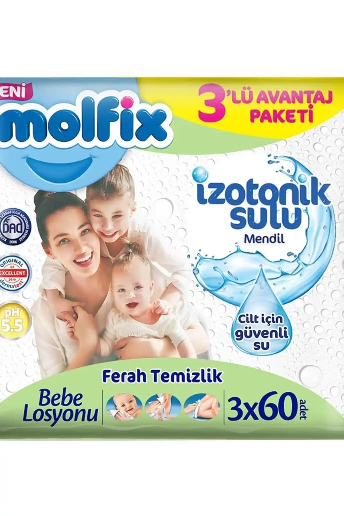 Molfix İzotonik Sulu Islak Mendil: Güvenli ve Ferah Temizlik İçin Uygun Seçenek