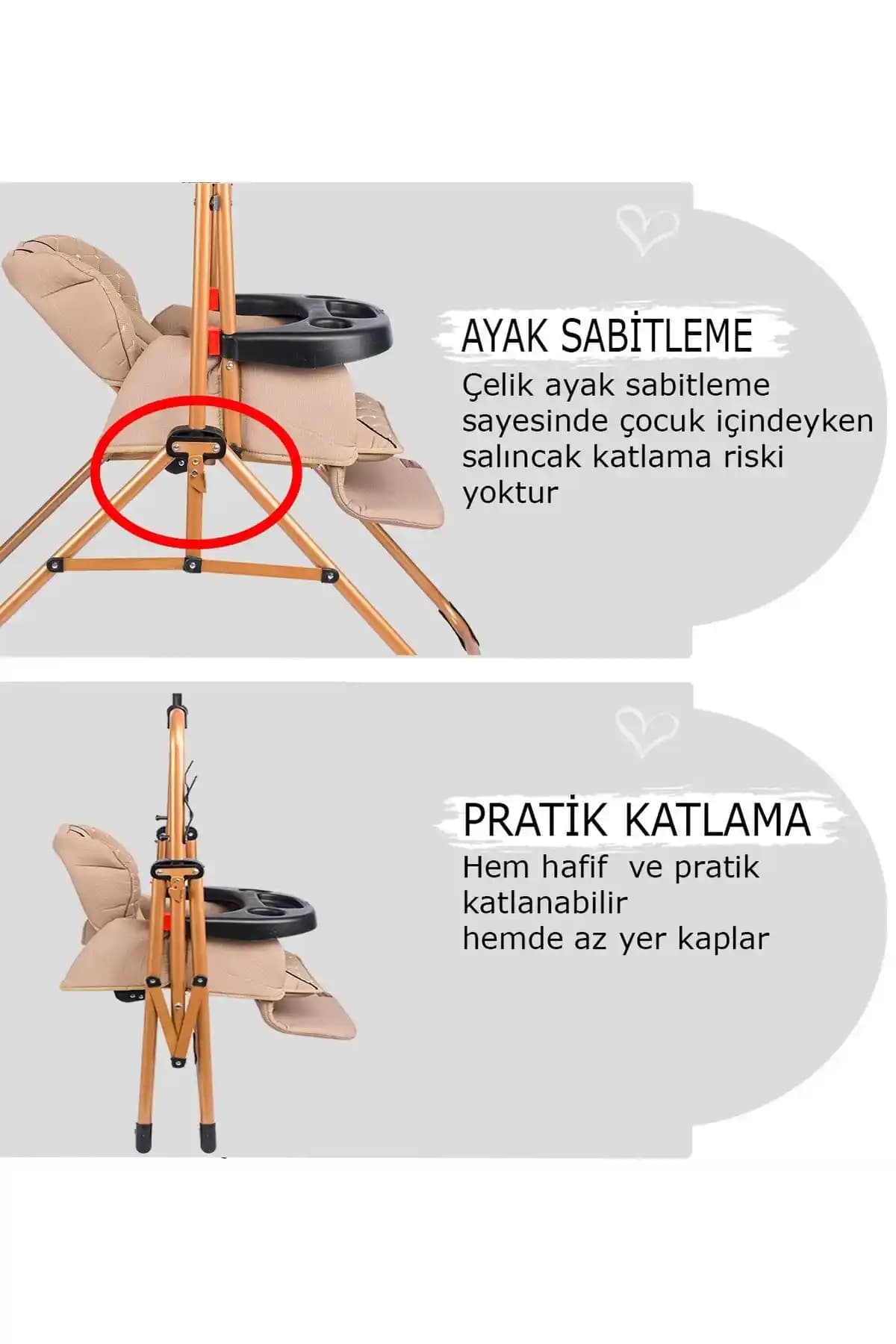 Pratik Kullanımlı Bebek ve Çocuk Salıncağı: Güvenli ve Taşınabilir Seçenekler