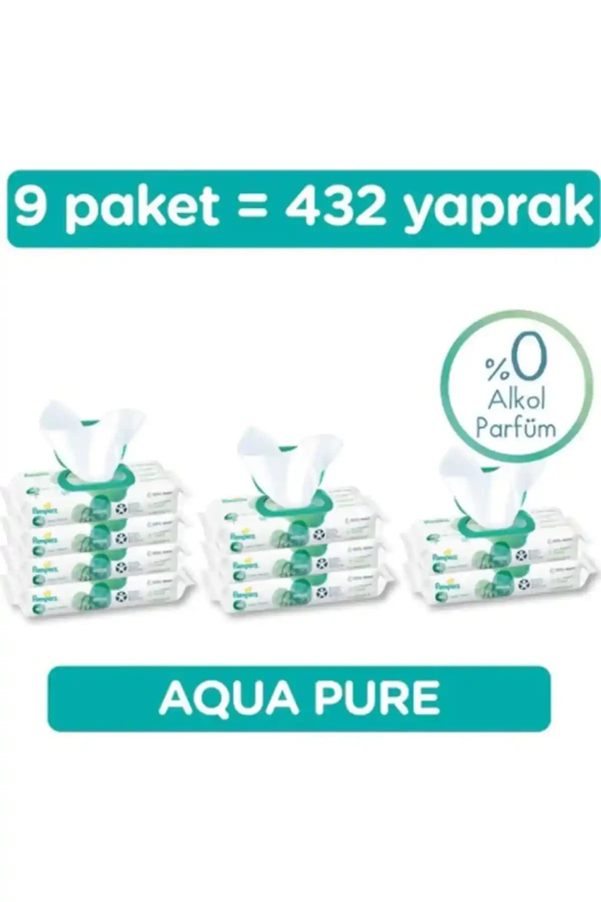 Prima Aqua Pure Islak Mendil Güvenli ve Hassas Ciltler İçin Uygun Temizlik Çözümü