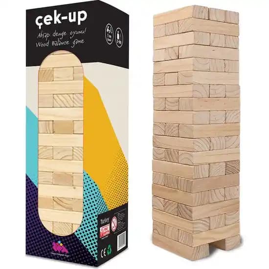Doğal Ahşap Zeka Çekup Oyunu Çocuk Gelişimine Katkı Sağlayan Güvenli Seçenek