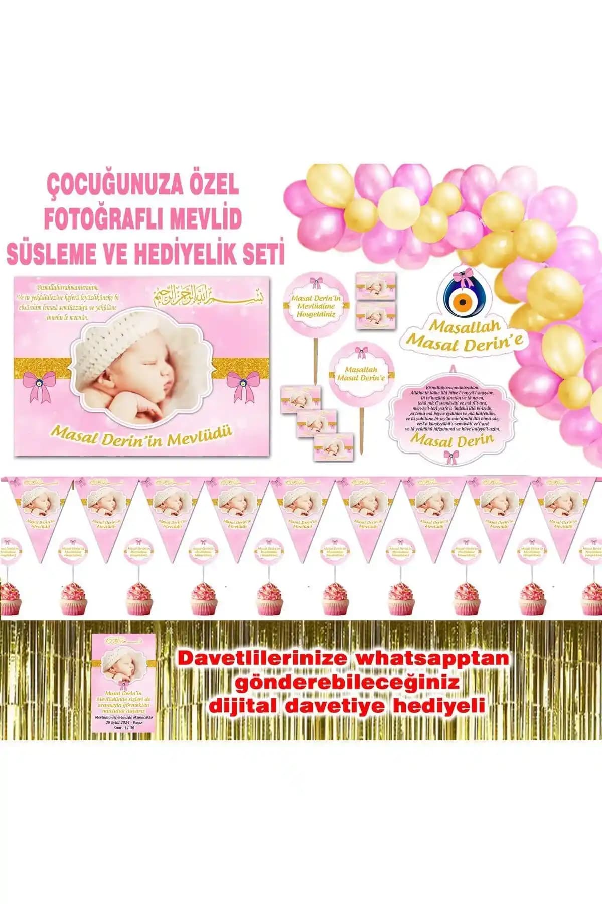 Sunligo Bebek Mevlüt Partisi Süsleme Setleri: Estetik ve Dayanıklılık Çözümleri