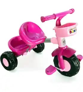 Twist Pembe 3 Tekerlekli Çocuk Bisikleti Güvenli ve Eğlenceli Kullanım İçin Uygun Bir Model