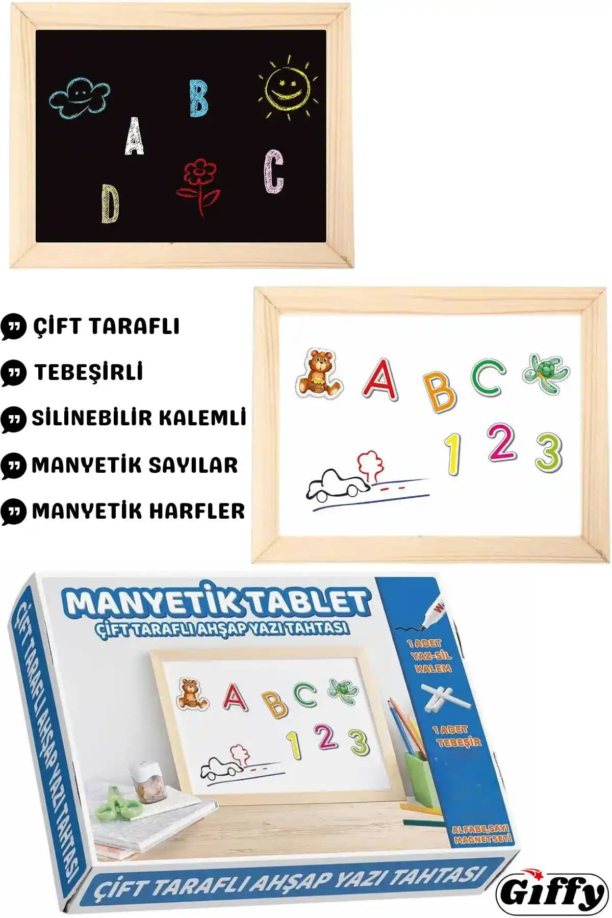 Yaz Sil Manyetik Eğitici Oyuncaklar Çocukların Gelişimini Destekleyen Güvenli ve Eğlenceli Öğrenme Aracı