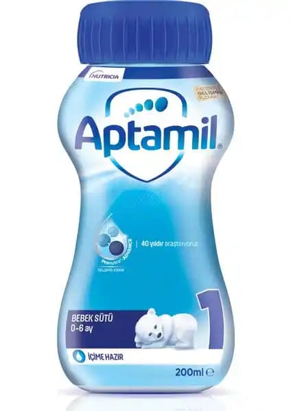 Aptamil 1 Bebek Sütü 0-6 Ay İçin Hazır Sıvı Bebek Beslenme Seçeneği