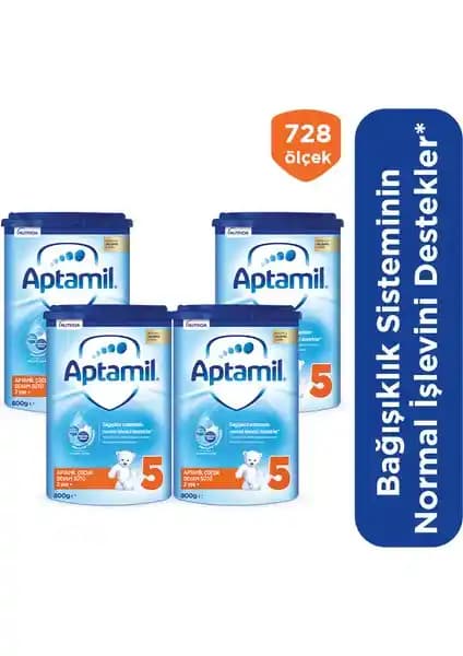 Aptamil 5 Çocuk Devam Sütü: 2 Yaş ve Üzeri Çocuklar İçin Sağlıklı Beslenme Seçeneği