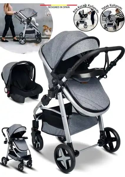 Baby Home 950 Tayla 6 in 1 Çok Yönlü Travel Sistem Bebek Arabası Özellikleri ve Kullanımı