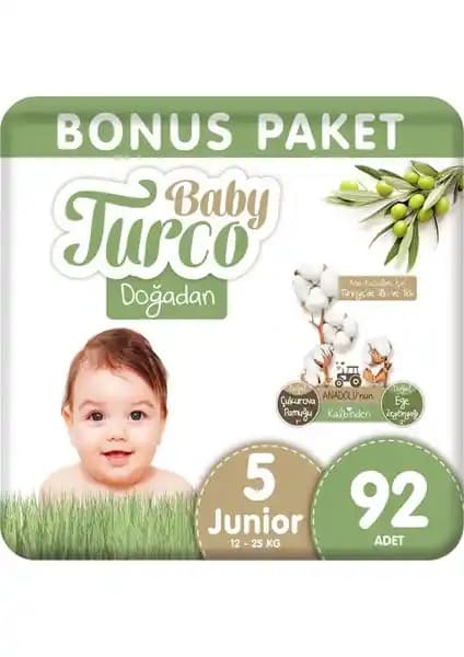 Baby Turco Doğadan Bonus Bebek Bezleri Karşılaştırması 5 ve 6 Numara Modelleri