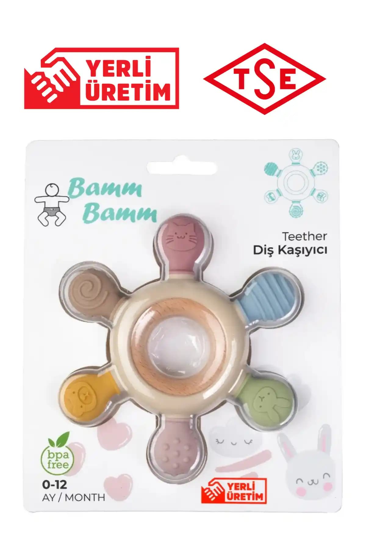BAMM BAMM Diş Kaşıyıcı: Güvenli ve Ergonomik Bebek Diş Çıkarma Çözümü