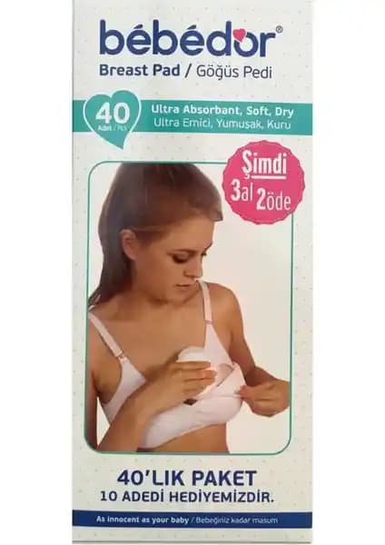 Bebedor 40'lı Göğüs Pedi K660 Emziren Anneler İçin Güvenli ve Konforlu Çözüm