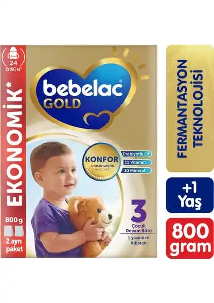 Bebelac Gold 3 Devam Sütü: Bebeklerin Sağlıklı Gelişimi İçin Güvenilir Bir Destek