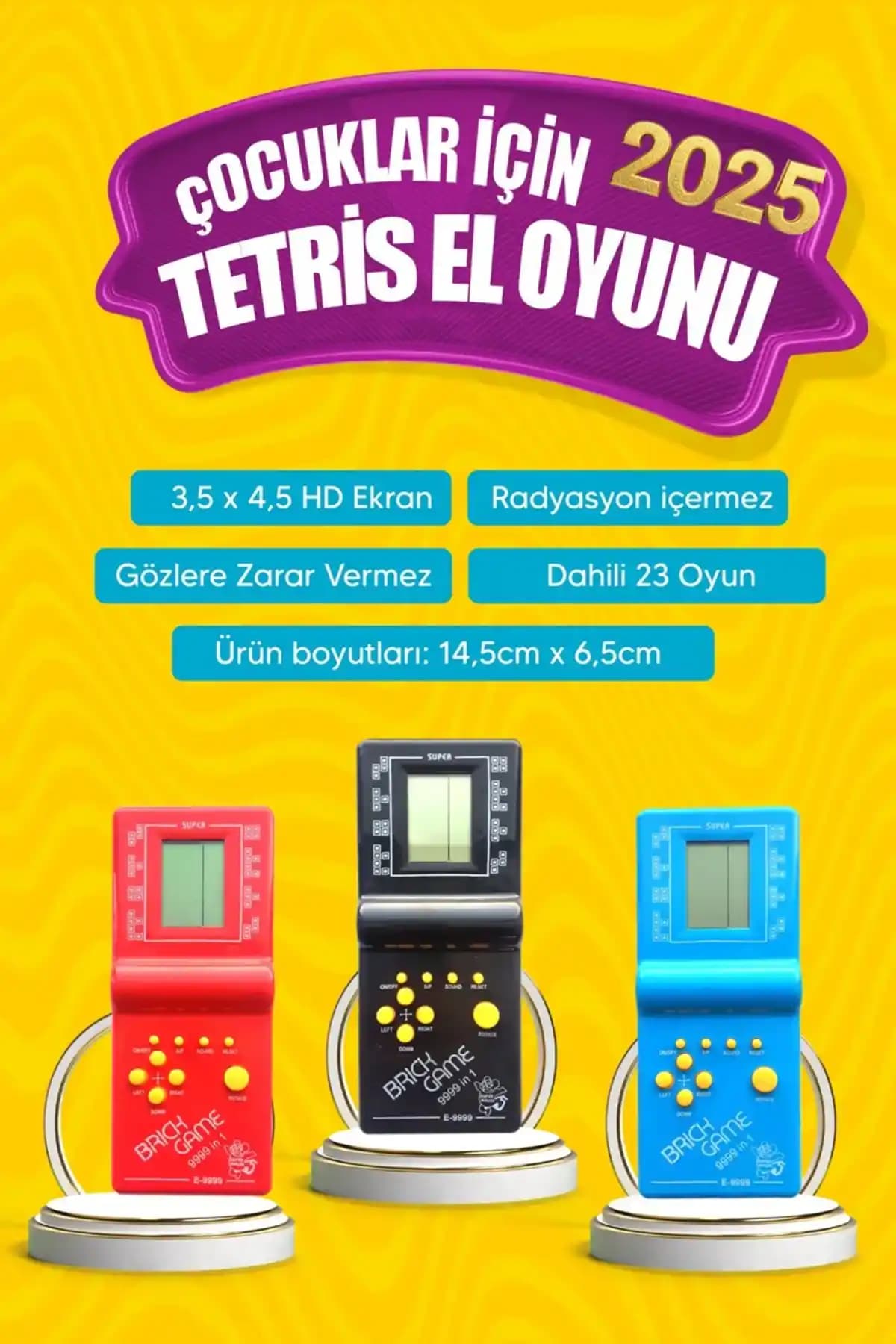 Biotech Tetris Nostaljik Oyuncak: Retro Tasarımıyla Eğlence ve Nostalji Bir Arada