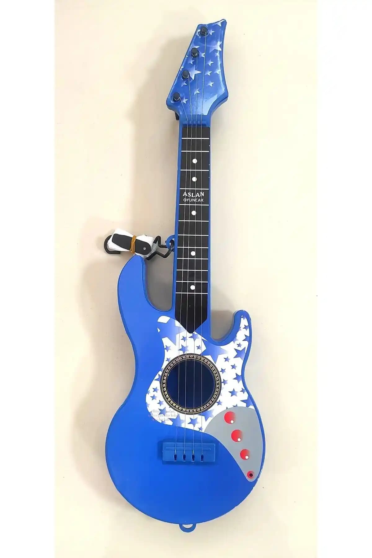 Brother Toys 4 Tellli Mavi Elektro Çocuk Gitarı Güvenli ve Eğitici Oyuncak