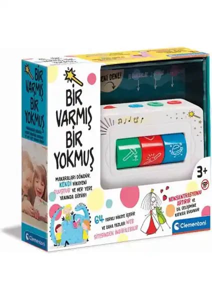 Çocuklar İçin Eğitici ve Yaratıcı Interaktif Hikayeci Oyuncak Clementoni Bir Var<mış> Bir Yok<muş>