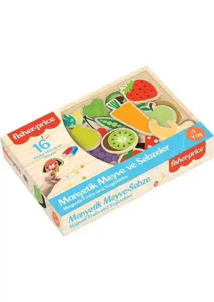 Diytoy Fisher-Price Manyetik Meyve ve Sebze Seti Çocukların Gelişimine Katkı Sağlayan Eğitici Oyuncak