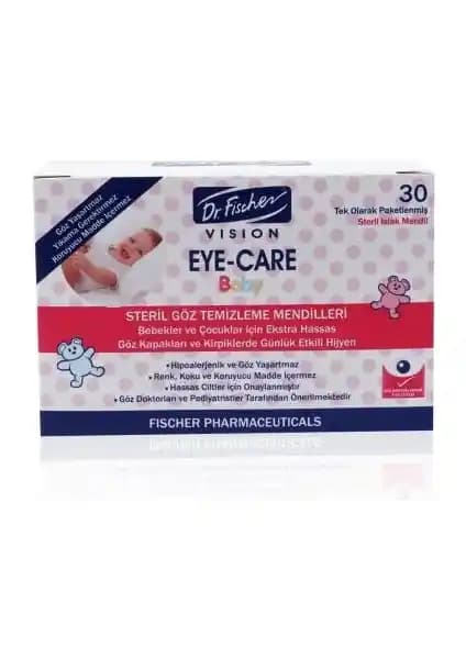 Dr Fischer EyeCare Bebek Göz Temizleme Mendili Güvenli ve Hassas Göz Bakımı İçin