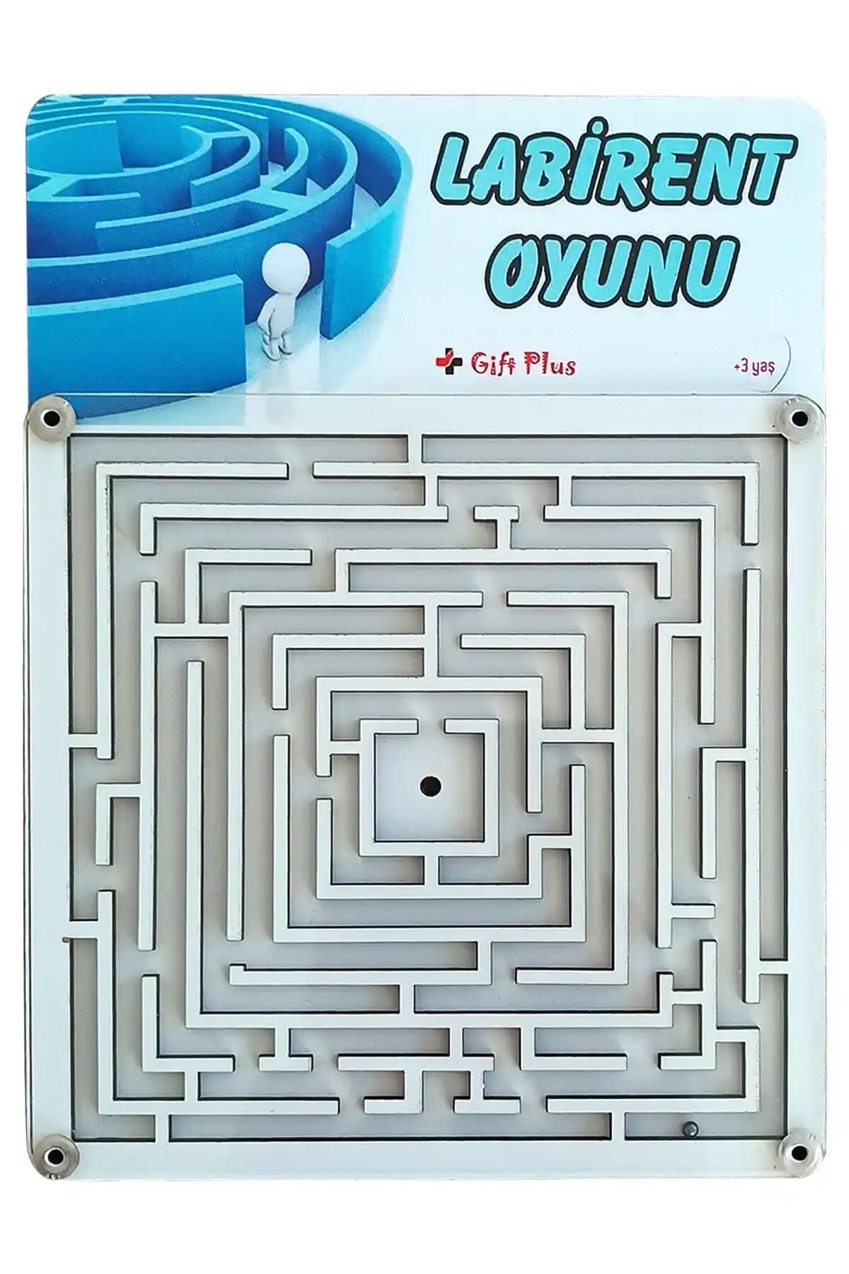 Gift Plus Eğitici Labirent Denge Oyunu Kare Çocuklar İçin Gelişim Destekleyici Eğlence Aracı