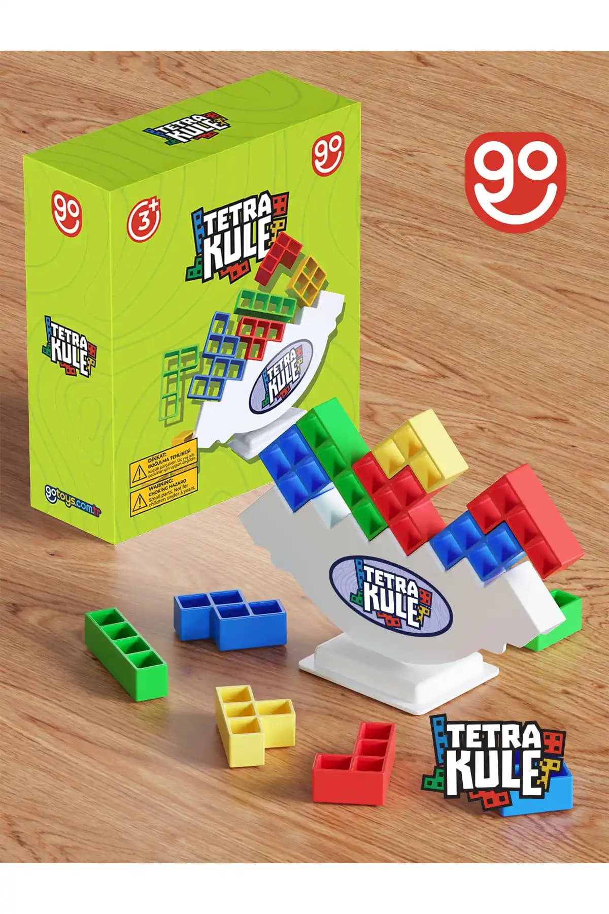Go Toys Tetra Kule Denge Oyuncağı: Çocukların Motor ve Zeka Gelişimini Destekleyen Eğitici Oyun
