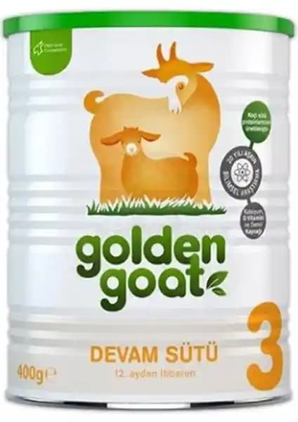 Golden Goat 3 Keçi Devam Sütü 400 ml Bebekler İçin Doğal ve Sindirimi Kolay Beslenme Seçeneği
