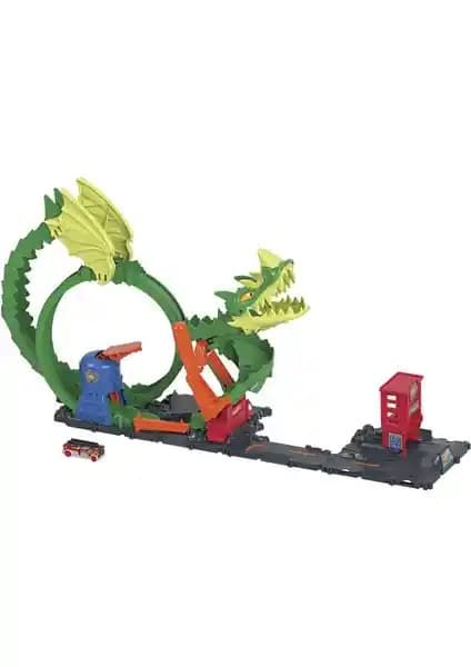 Hot Wheels Ejderhayla Mücadele Pisti HDP03: Çocuklar İçin Macera Dolu Yaratıcı Oyuncak Seti