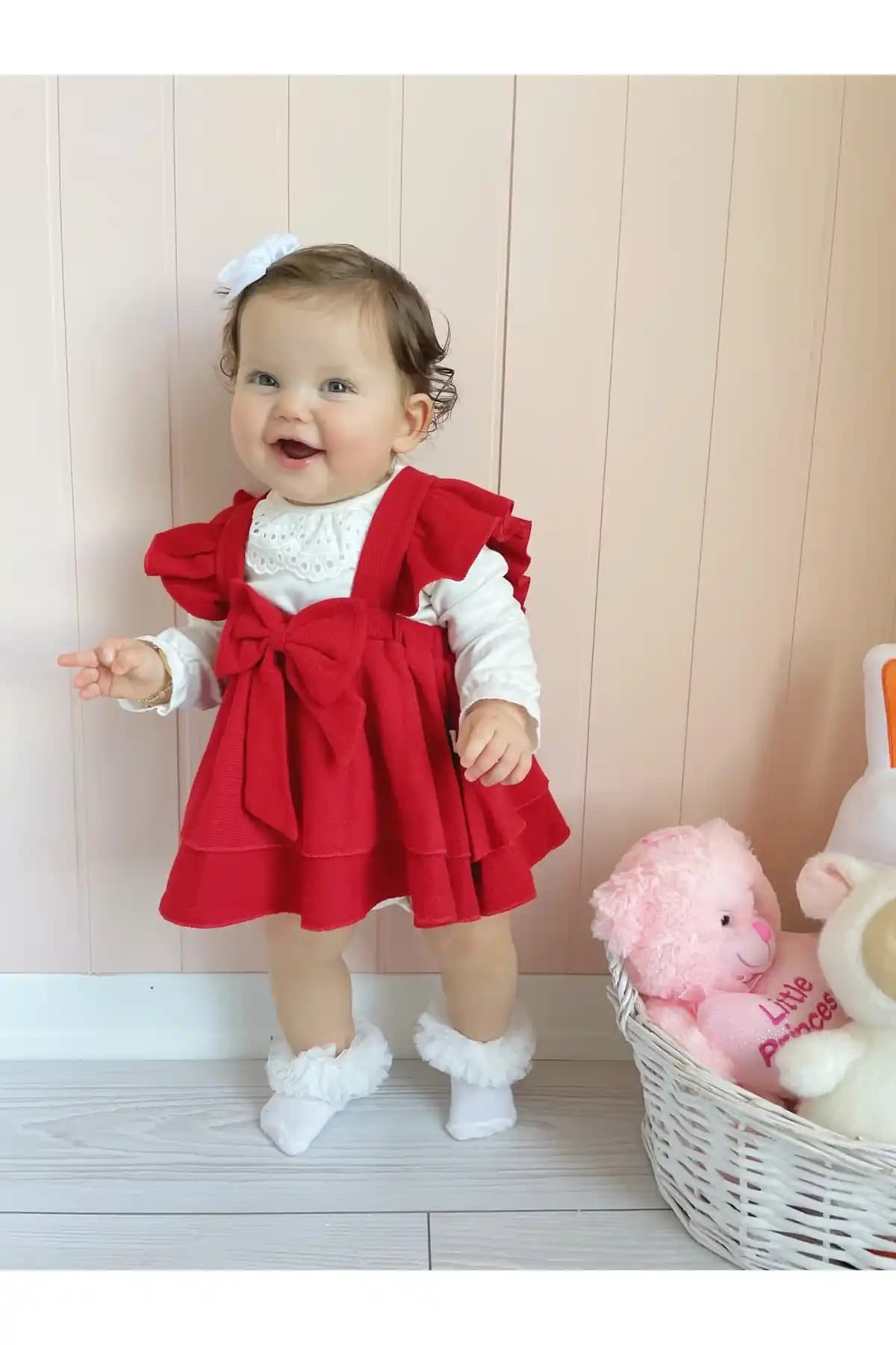 Jammybaby Luana Jile Elbise Bebekler İçin Rahat ve Şık Günlük Giyim Seçeneği
