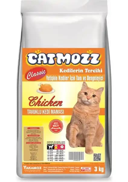 Kedi Maması Karşılaştırması: Catmozz Classic Tavuklu ve Croque Yetişkin Ürünleri