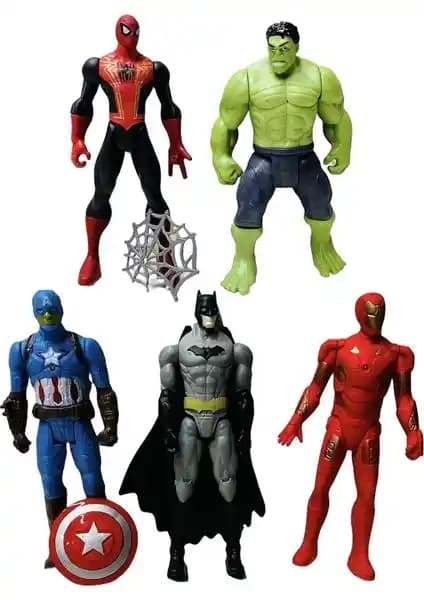 Kids Avengers Işıklı Süper Kahramanlar Seti: Eğlenceli ve Güvenli Çocuk Oyuncakları