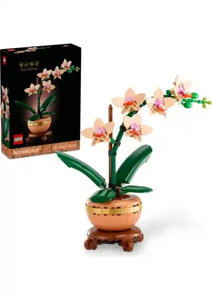 LEGO Botanicals Mini Orkide 10343 Yetişkinler İçin Yaratıcı Model Yapım Seti