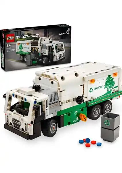 LEGO Technic Mack LR Elektrikli Çöp Kamyonu: Gerçekçi ve Eğitici Yapım Seti