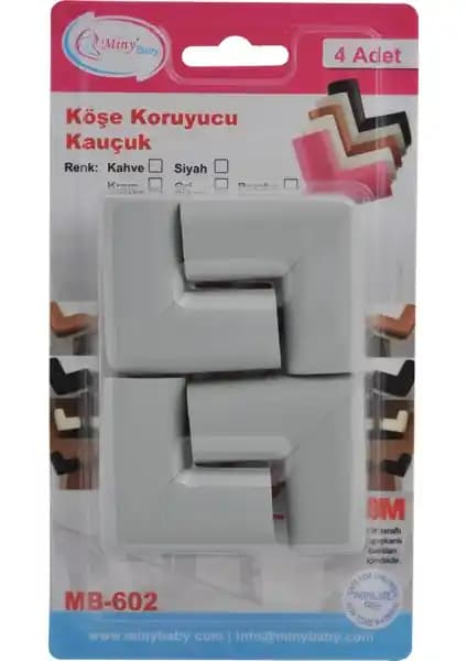 Miny Baby Kauçuk Köşe Koruyucu: Güvenli ve Estetik Çocuk Koruma Çözümü