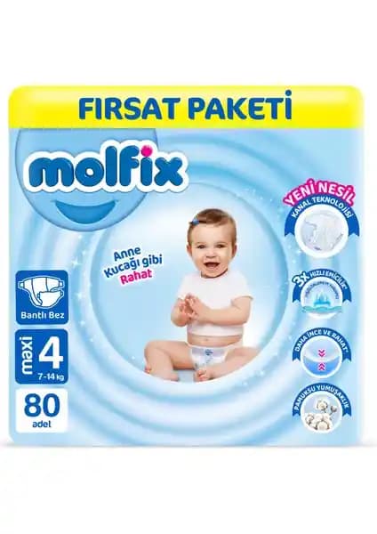 Molfix Bebek Bezi 4 ve 4+ Beden Maxi Modellerinin Detaylı Karşılaştırması