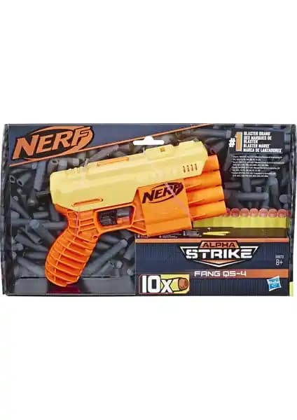 Nerf Alpha Strike Fang QS 4 Dart Tabancası Güçlü Performans ve Güvenli Kullanım Sağlar