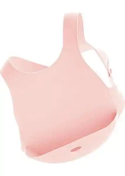 OiOi Silikon Mama Önlüğü Pembe Bebekler İçin Hijyenik ve Pratik Tasarım