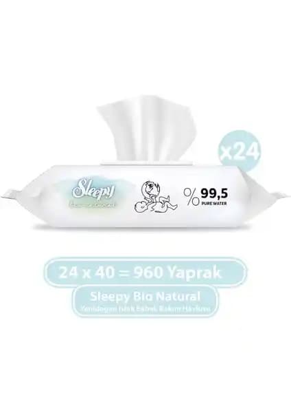 Sleepy Bio Natural Yenidoğan Islak Bebek Bakım Havlusu: Doğal ve Güvenilir Temizlik Çözümü