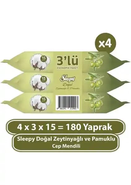 Sleepy Doğal Zeytinyağlı ve Pamuklu Cep Mendili ile Günlük Cilt Bakımı ve Temizlik Çözümleri